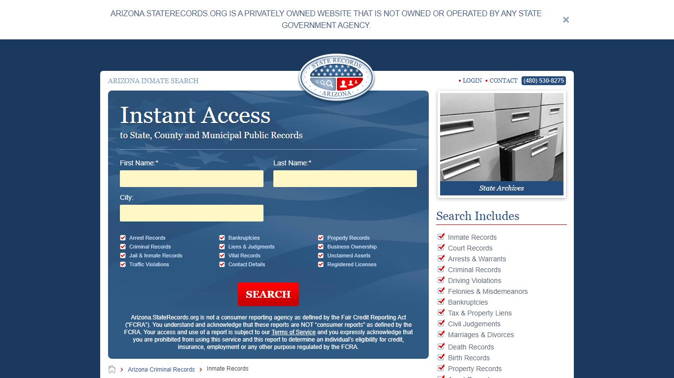 Arizona Inmate Search | StateRecords.org